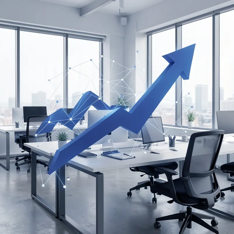Tableau de bord d'analyse marketing avec courbes de trafic et indicateurs de performance